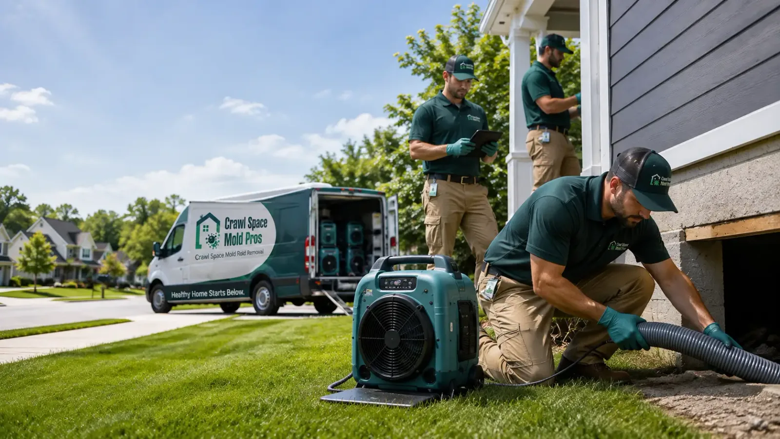 Crawl Space Mold Removal in Newark, MD
